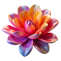 wonderful rustic A Digital Painting of Abstract Flowers W png