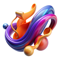 beautiful vintage An Abstract Representation of Music Using professional png
