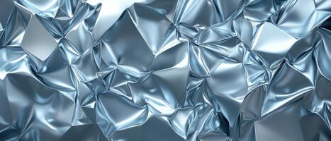 A shiny silver background with many shiny silver pieces photo