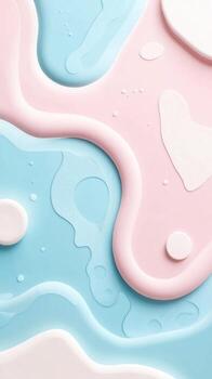 Soft and minimalistic background design for modern aesthetic inspiration photo