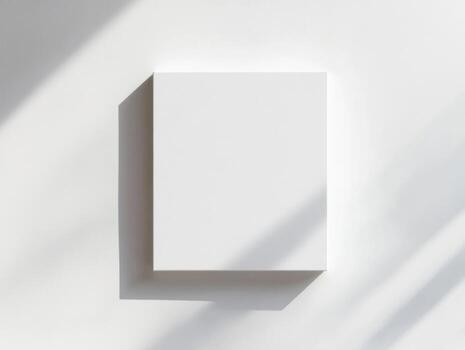 Ultra minimalist canvas design for modern art and decor photo