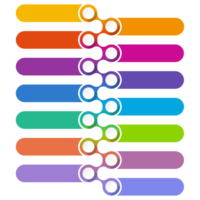 Infographic 14 options or step for presentation. presentation. png