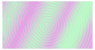 The image showcases a hypnotic background with concentric circles in vibrant green and pink hues. The wavy, ripple-like pattern blends smoothly, creating a surreal, psychedelic, and digital effect. png