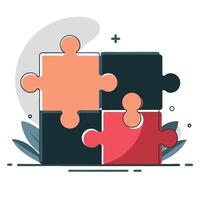 Illustrative Representation of the Interchangeable Components Concept in Design vector