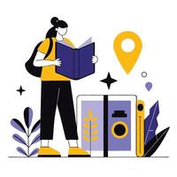 Illustrated Guide to Conceptual Thinking and Visual Representation vector