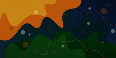 abstract dynamic colorful liquid gradient geometric shapes wavy background. eps10. vector