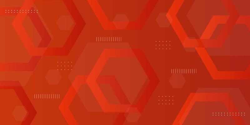 Abstract colorful orange 3D hexagon background with simple shadow pattern. Eps10