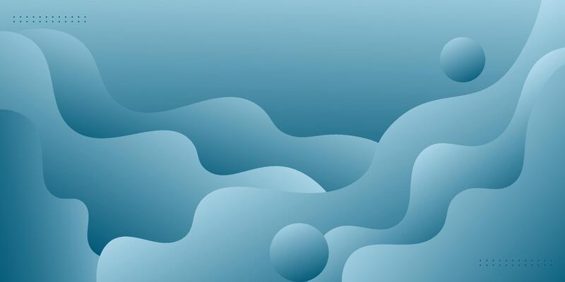 Modern Dynamic Simple Abstract Background with Wavy Design and Blue Circle Pattern. Eps10