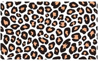 Leopard Seamless Pattern Fashion Print Fabric set vector