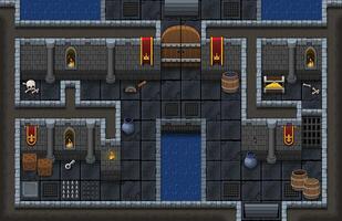 Fantasy RPG Dungeon Top Down Game Tileset vector
