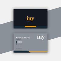 visiting card design, it visiting cad design vector