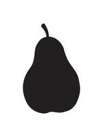Fresh Pear Icon Minimal and Modern Fruit Illustration. Juicy Pear Icon in Flat and Style for Digital Use. Organic Green Pear Food Symbol vector