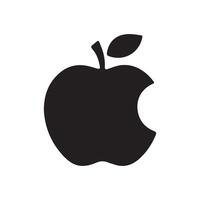 Apple Icon Healthy Food and Nutrition Design. Minimal Apple Icon for Digital Use. Juicy Red and Green Apple Illustration for Organic Food Concepts vector