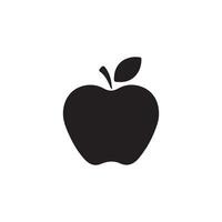 Fresh Apple Icon for Healthy Food and Nutrition Design. Minimal Apple Icon in Flat Style for Digital Use. Juicy Red and Green Apple Illustration for Organic Food Concepts vector