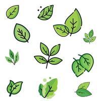A nature-inspired seamless pattern displaying lush green leaves harmoniously set against a pure white background. vector
