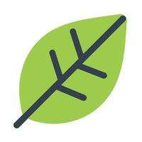 A fresh green leaf design is elegantly positioned on a plain white surface, standing out with its natural appeal. vector