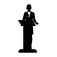 A creative abstract digital design reflecting futuristic chat technology silhouette vector