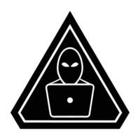 A clear warning message indicating a hacking attempt on display vector