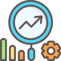 SEO Trends Outline Element Style vector