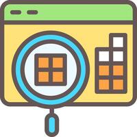 Heatmap Analysis Outline Element Style vector
