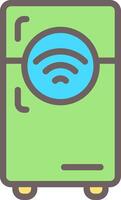Smart Appliance Outline Element Style vector