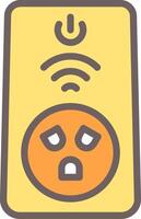 Smart Plug Outline Element Style vector