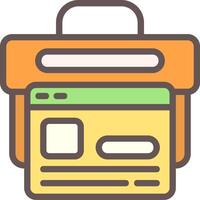 Search Console Outline Element Style vector