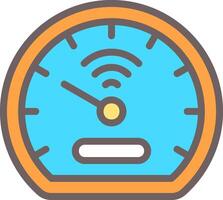 Smart Meter Outline Element Style vector