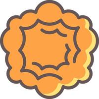 Explosion Outline Element Style vector