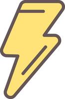 Flash Outline Element Style vector