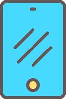 Smartphone Filled Element Style Icon vector