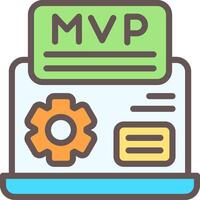 MVP Outline Element Style vector