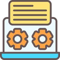 Collaboration Filled Element Style vector
