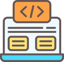 Code Framework Outline Element Style vector