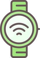 Smartwatch Outline Element Style vector