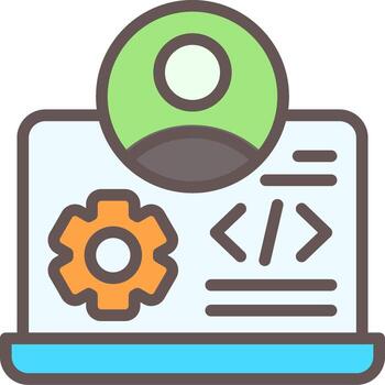 Programmer Outline Element Style vector