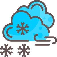 Blizzard Outline Element Style vector