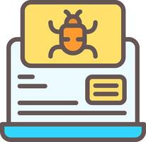 Bug Filled Element Style vector