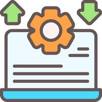 Agile Outline Element Style vector
