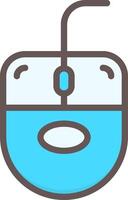 Mouse Outline Element Style vector