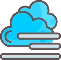 Mist Outline Element Style vector
