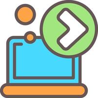 Forward Outline Element Style vector