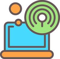 Signal strength Filled Element Style vector