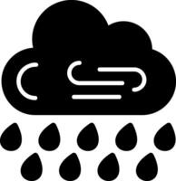 Light Drizzle Solid Element Style vector