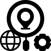 Local SEO Solid Element Style vector