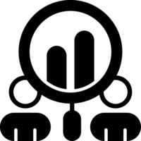 Competitor Analysis Solid Element Style vector