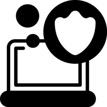 Security Solid Element Style vector