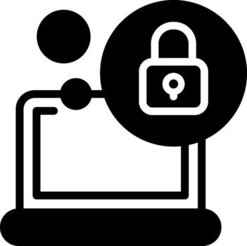 Lock Solid Element Style vector