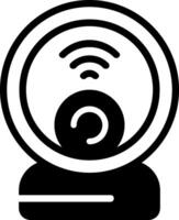 Smart Camera Solid Element Style vector