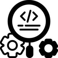 Technical SEO Solid Element Style vector